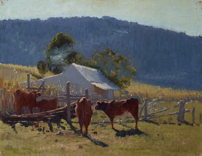 Milking Time (Araluen Valley) by Elioth Gruner